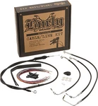 Burly Extended Black Vinyl Cable/brake Line Kit For Gorilla Handlebars B30-1071. Fixed Price $285.71.