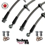 For 1997-2001 Lexus ES300 Front Rear Techna-fit Stainless Steel Brake Lines. Fixed Price $121.95.