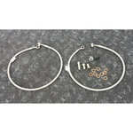 Galfer Sportbike Clear Rear Brake Line Kit FK003D458R. Fixed Price $55.80.