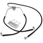Drag Specialties 1741-2513 Extended Length Black Vinyl Brake Line Kit. Fixed Price $122.80.