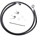 Drag Specialties 1741-2530 Extended Length +8" Black Vinyl Brake Line Kit. Fixed Price $64.21.