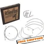 Burly Brand B30-1166 Stainless Steel Handlebar Cable Brake Line Kit. Fixed Price $531.95.