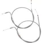 Barnett Throttle Cable +10 Stainless Braided #102-30-30009-10 Harley Davidson. Fixed Price $50.59.