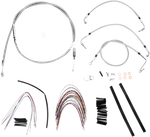Burly Brand B30-1092 Stainless Braided Handlebar Cable Brake Line Kit. Fixed Price $428.84.