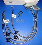 Russell 692210 Stainless Steel Braided Brake Line Hose Kit Pontiac G8 Gt 2008-09. Fixed Price $149.95.