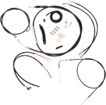 Choppers Complete Black Vinyl Braided Handlebar Cable/brake Line Kit -. Fixed Price $539.99.