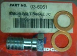Qty 2 Goodridge 03-6061 Nos Single Jic Banjo Bolt Brake Line Fitting 1519836. Fixed Price $24.99.