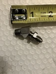 Harley V-twin Braided Brake Line Fittings. Fixed Price $14.00.