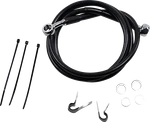 Drag Specialties 1741-2545 Extended Length Black Vinyl Brake Line Fxstbi. Fixed Price $61.15.