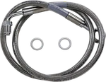 Drag Specialties Extended Stainless Steel Front Brake Line Kit 1741-5829. Fixed Price $78.49.