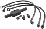 Goodridge Ebony 2 Front Brake Line Kit +8IN. Length HD0049-3FPBK/BK-8. Fixed Price $123.41.