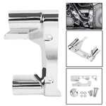 Chrome Oil Line Nacelle Cover Set Fit For Harley Flstf Softail Fat Boy 2000-2006. Fixed Price $57.80.