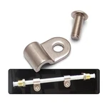 3/8 Stainless Steel Single Line Clamps With Mounting Hardware - Pack Of 12. Fixed Price $20.95.
