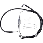 Drag Specialties +4" Brake Line Front Black Vinyl 08-13FLT 620085-4BLK. Fixed Price $117.25.