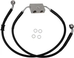 Drag Specialties 614745-4BLK Brake Line Front +4" Black Xl. Fixed Price $107.05.