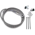 Drag Specialties 1741-2660 Extended Length Stainless Steel Brake Line Kit +8". Fixed Price $52.99.