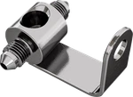 Goodridge 1/8" Npt Rear Brake Junction Block Switch Mount Bracket For Harley. Fixed Price $80.95.