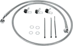 Drag Specialties Brake Line Front Upper S/s Braided W/chrome Fittings 1741-0872. Fixed Price $64.99.