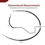 2006-2024 For Yamaha Raptor 700 Front Brake Hose Lines With Pipe 5TG-25873-21-00. Fixed Price $49.99.