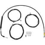Choppers Black Vinyl Braided Handlebar Cable/brake Line Kit. Fixed Price $368.99.