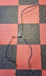 15-18 Harley Davidson Flrt Freewheeler Front Brake Line Set. Fixed Price $450.00.