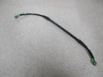 Kawasaki KX65 Core Moto Rear Stainless Steel Brake Line Black Green New, Msc. Fixed Price $85.00.