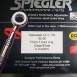Unopened Box Spiegler Brake Lines 3 Front Kawasaki Gpz 750 1982-1990 S-KA0069. Fixed Price $140.00.