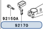 Kawasaki Oem Hose Clamp 92170-1604. Fixed Price $26.20.