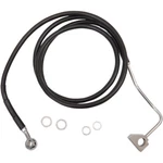 Drag Specialties +4" Brake Line Front Black Vinyl 14-17FL W/abs 614220-4BLK. Fixed Price $82.57.