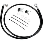 Drag Specialties 1741-2572 Extended Length +8" Black Vinyl Brake Line Kit. Fixed Price $66.10.