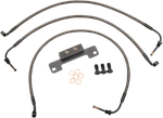 Choppers Brake Line Hose Midnight Braided 12-14" Ape LA-8011B13M. Fixed Price $189.99.