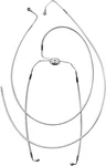 Magnum Sterling Chromite Ii Designer Abs Lower Brake Line Kit #37010. Fixed Price $188.32.