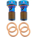 Tusk Titanium Banjo Bolt Kit Burnt Blue M10X1.25 2152730001. Fixed Price $29.01.