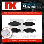 Brake Pads Set Front 224570 Nk 044650D010 044650D040 04465YZZCR 04465YZZEM New. Fixed Price $23.53.