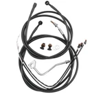 Burly Extended Cable Brake Line Kit 15" Bagger Bars For 00-06 Harley Davidson Fl. Fixed Price $440.81.