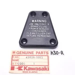 Kawasaki KH400 KZ400 KZ650 KZ750 KZ900 KZ1000 Master Cylinder Cap Nos Japan. Fixed Price $39.50.