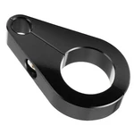 1" Handlebar Frame Clutch Throttle Cable Brake Line Clamp Clip For Harley Black. Fixed Price $13.99.