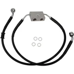 Drag Specialties Extended Length Stainless Steel Front Brake Line Kit - +4IN.. Fixed Price $110.20.