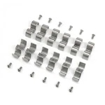 12 Pack - 3/16" X Stainless Steel Double Sided Line Clamps Brake Cable Fue. Fixed Price $26.25.