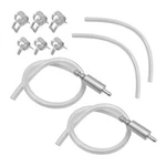 2 Pcs Motorcycle Brake Fluid Bleeder Hose Kit With One Way Check Valve. Fixed Price $8.14.