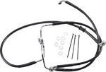 Drag Specialties 1741-2909 Extended Black Vinyl Brake Line Kit Fxdf Fat Bob. Fixed Price $107.05.