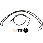 Choppers LA-8154B16M Midnight Brake Line 15IN. 17IN. Mini Ape Hangers. Fixed Price $155.03.