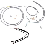 Burly Brand Complete Stainless Braided Handlebar Cable/brake Line Kit B30-1238. Fixed Price $474.65.