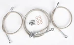 Streamline +2" Extended Steel Braided Front Brake Lines Kit Clear Honda Trx 250R. Fixed Price $71.73.