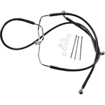 Drag Specialties +8" Brake Line Front Black Vinyl FXDF08-17 660325-8BLK. Fixed Price $106.03.