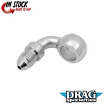 Drag Specialties DS098154 Chrome Steel Banjo Fitting- 7/16" 90. Fixed Price $11.17.