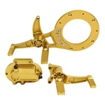 Hawg Halter Mid Controls Gold Knurled Pegs '21-'23 Flh MCK-FH21GS-FK. Fixed Price $1877.35.