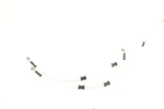 2007 Kawasaki Ninja ZX6R ZX600P Venhill Front Brake Caliper Hoses Lines 43095-03. Fixed Price $47.99.