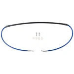 Tusk Front Steel Braided Brake Line Blue Fits Yamaha YZ125 YZ250F YZ450F. Fixed Price $44.99.