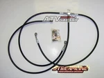 Streamline +3" Front Brake Lines Kit Atv Black Yamaha Warrior 350 1990-2004. Fixed Price $76.50.